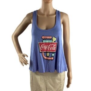 Wildfox Coca-Cola Think of Coke Tank Pale Iris Purple XS